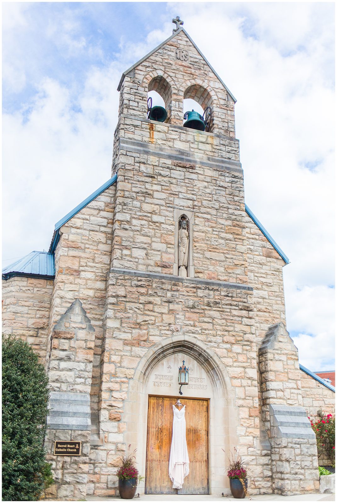 Fincastle Country Club Sacred Heart Catholic Church Wedding Charles